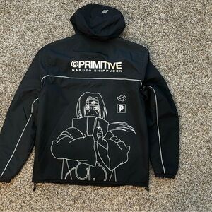 Primitive Naruto Shippuden Black Windbreaker